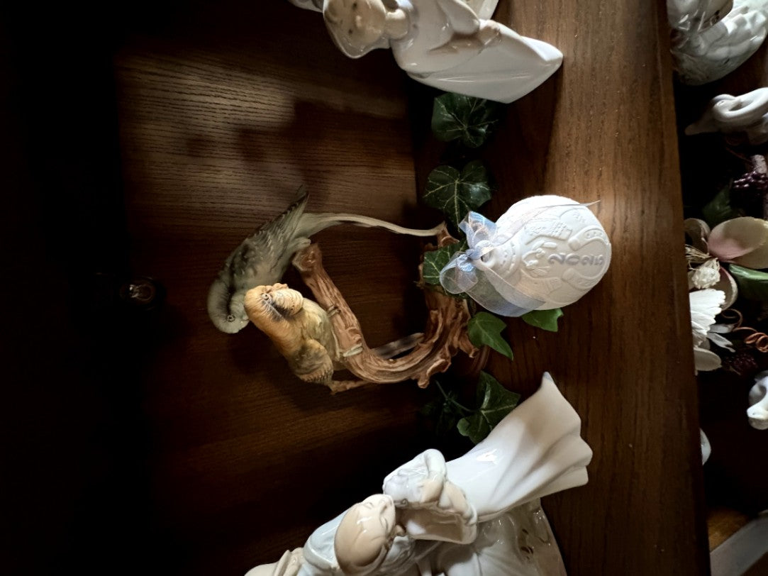Bird Figurine with Branch
