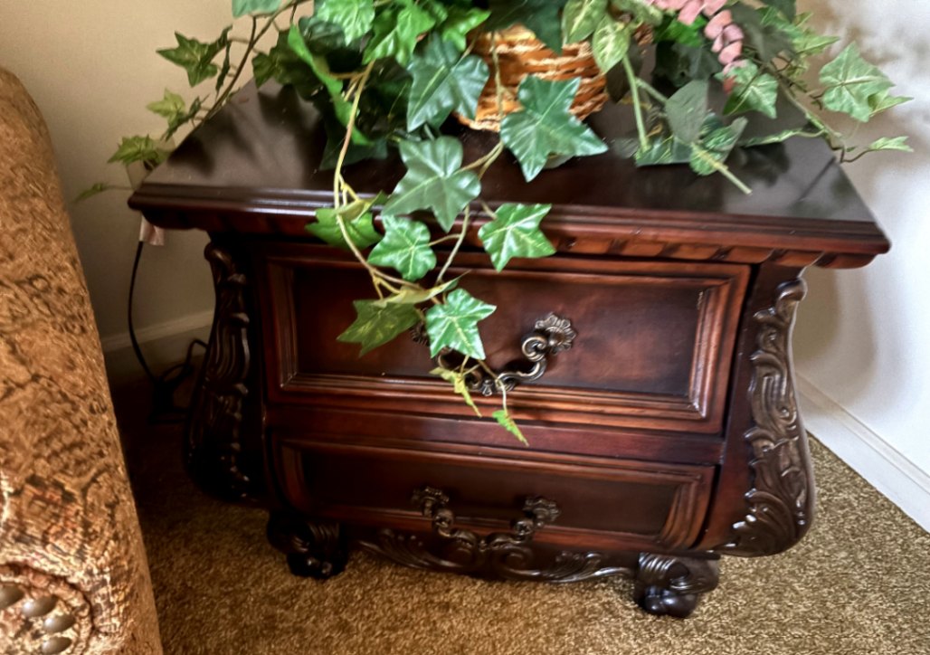 Vintage Wooden Nightstand