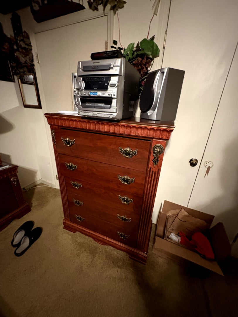Vintage Wooden Chest of Drawers