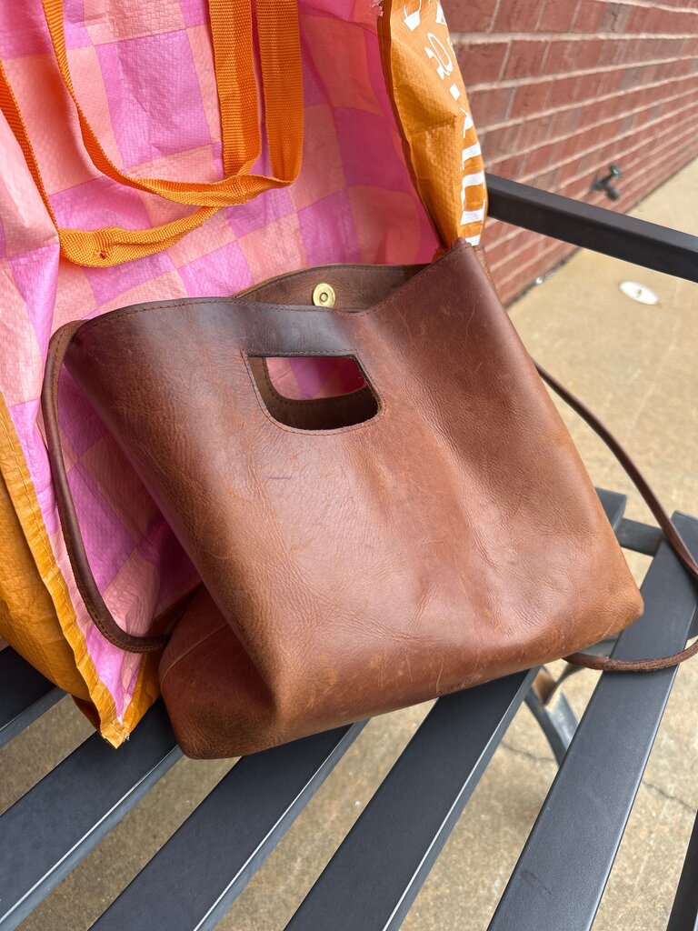 Brown Leather Handbag
