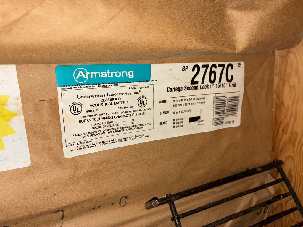 Armstrong Cortege Second Look 2' x 4' Acoustical Tile