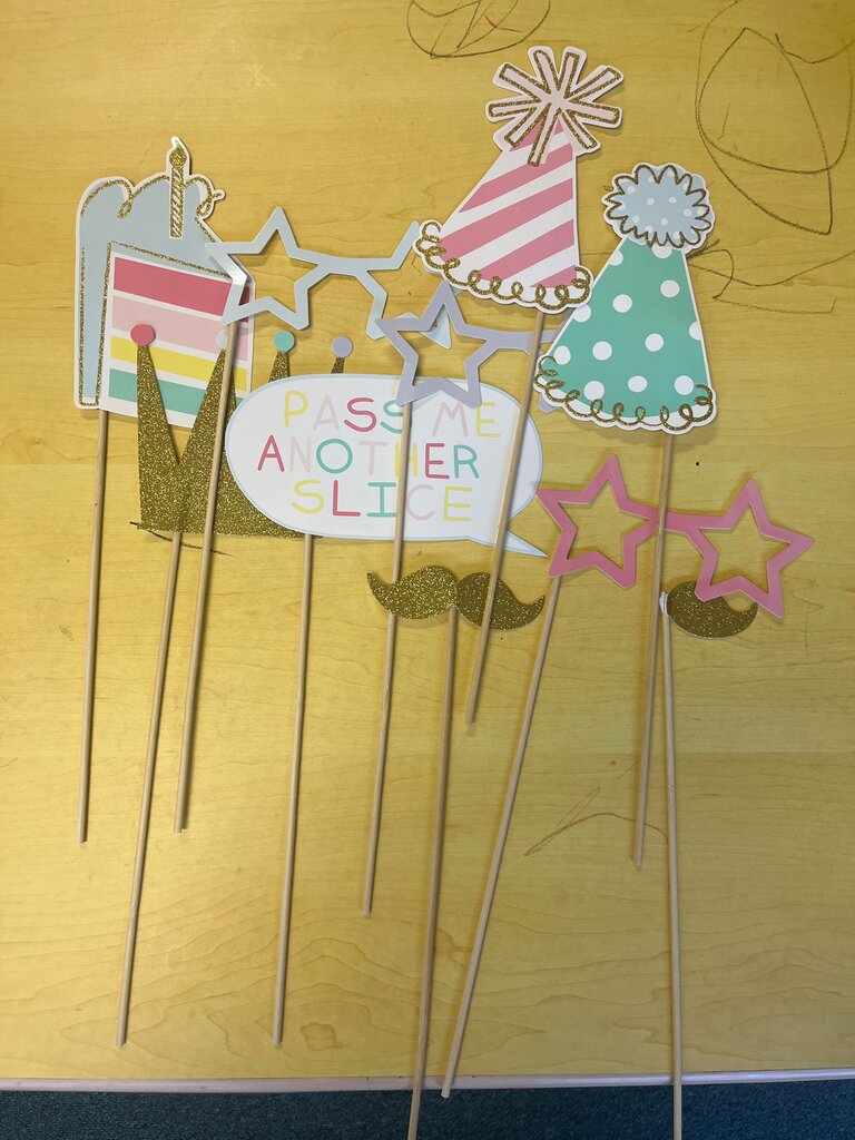 Birthday Party Photo Props Set