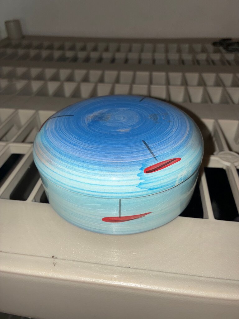 Ceramic Decorative Storage Bowl with Lid