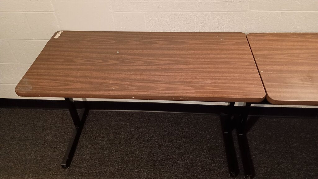 Brown Folding Study Table