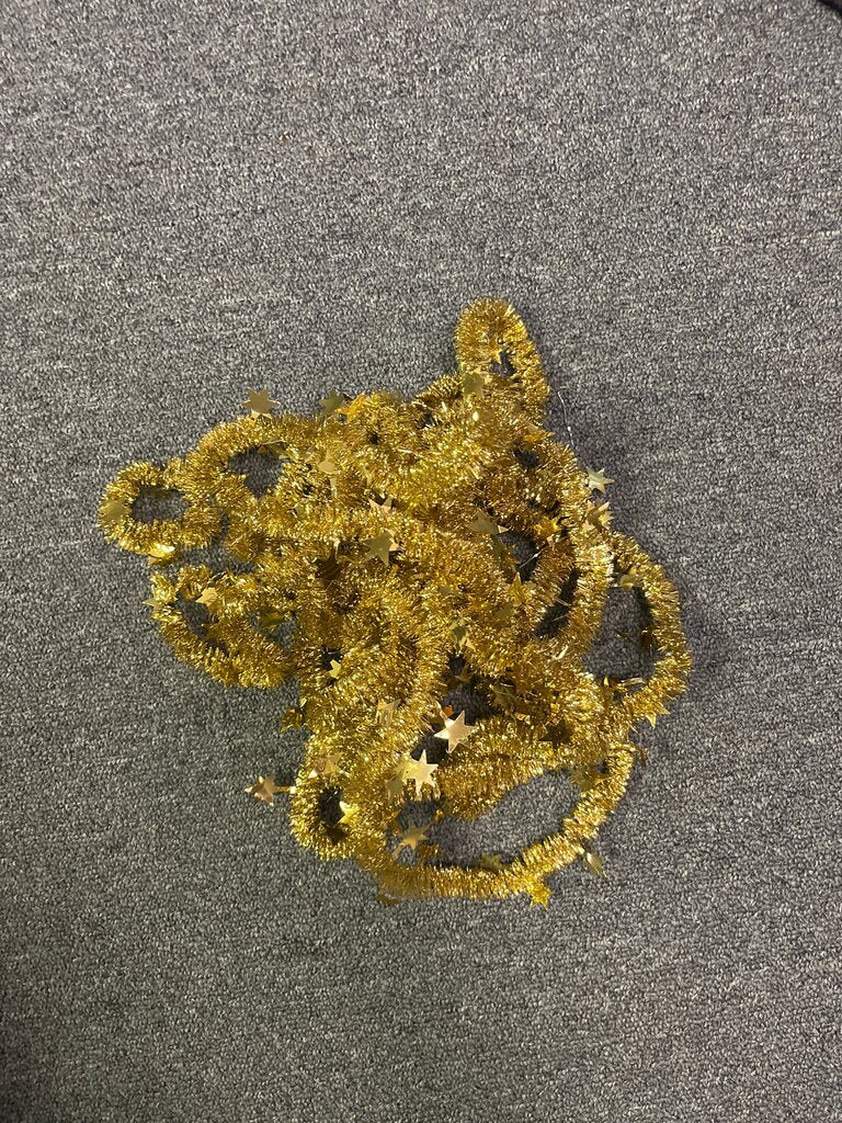 Gold Star Garland Decoration