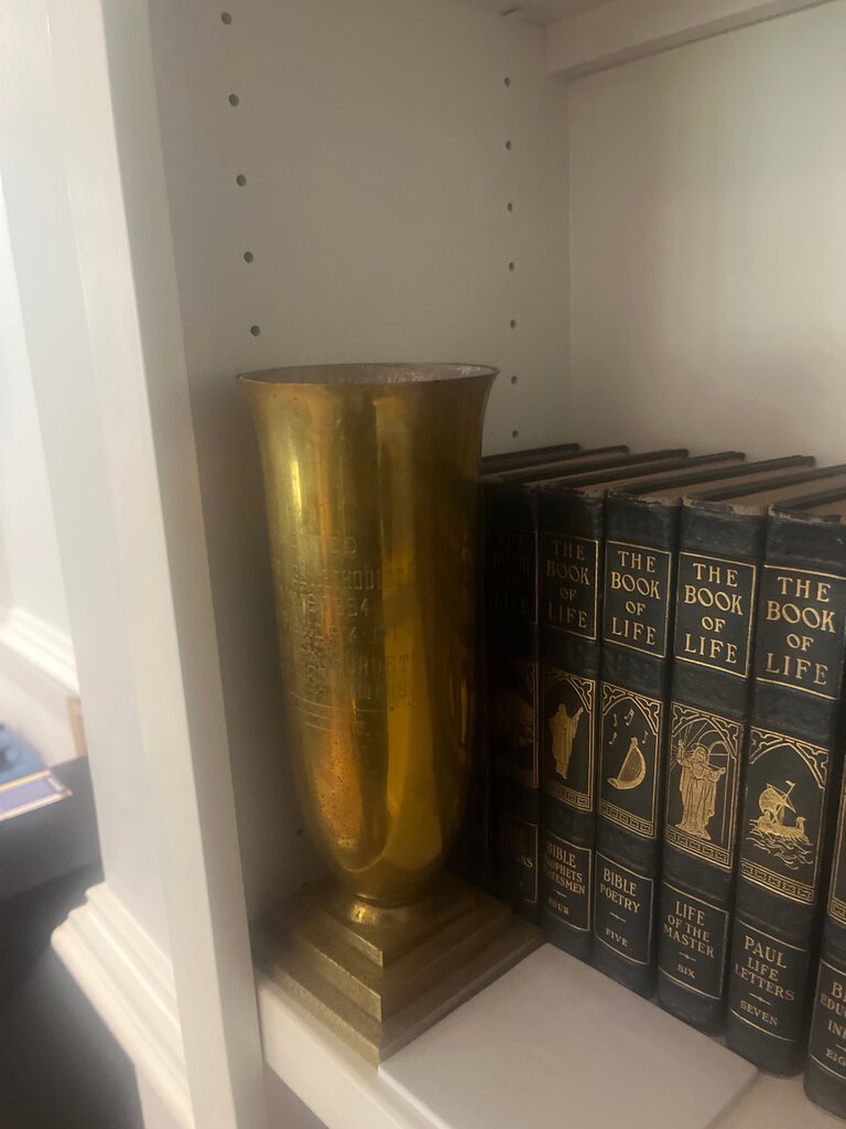 Vintage Brass Trophy Cup