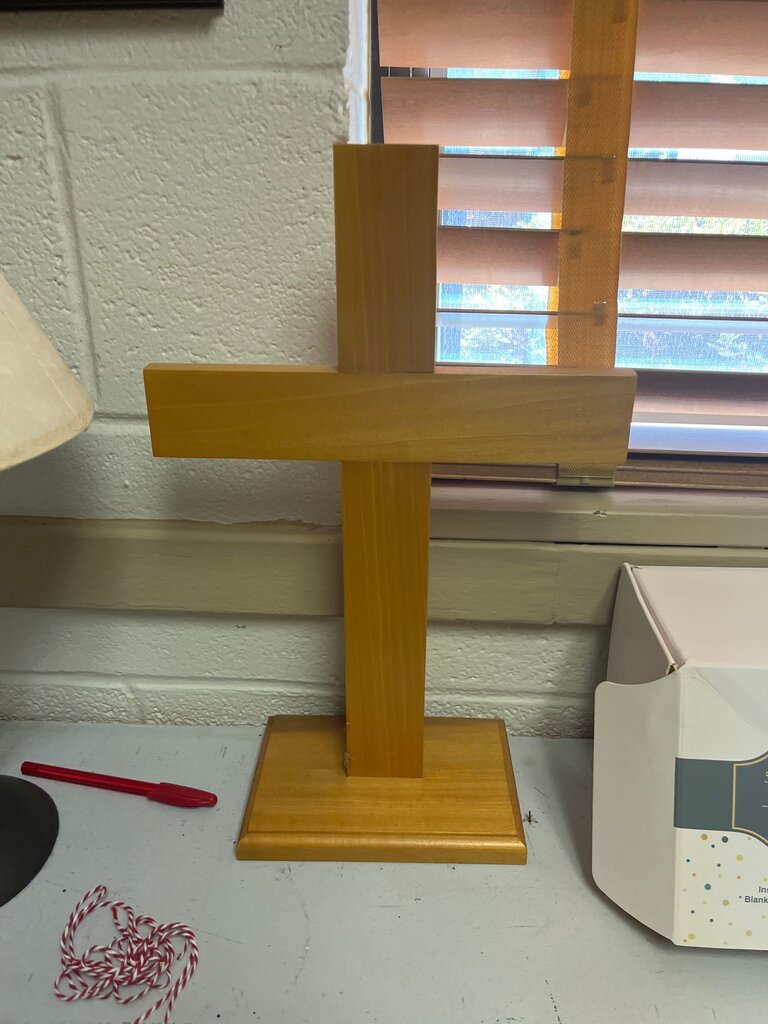 Wooden Cross Decorative Item