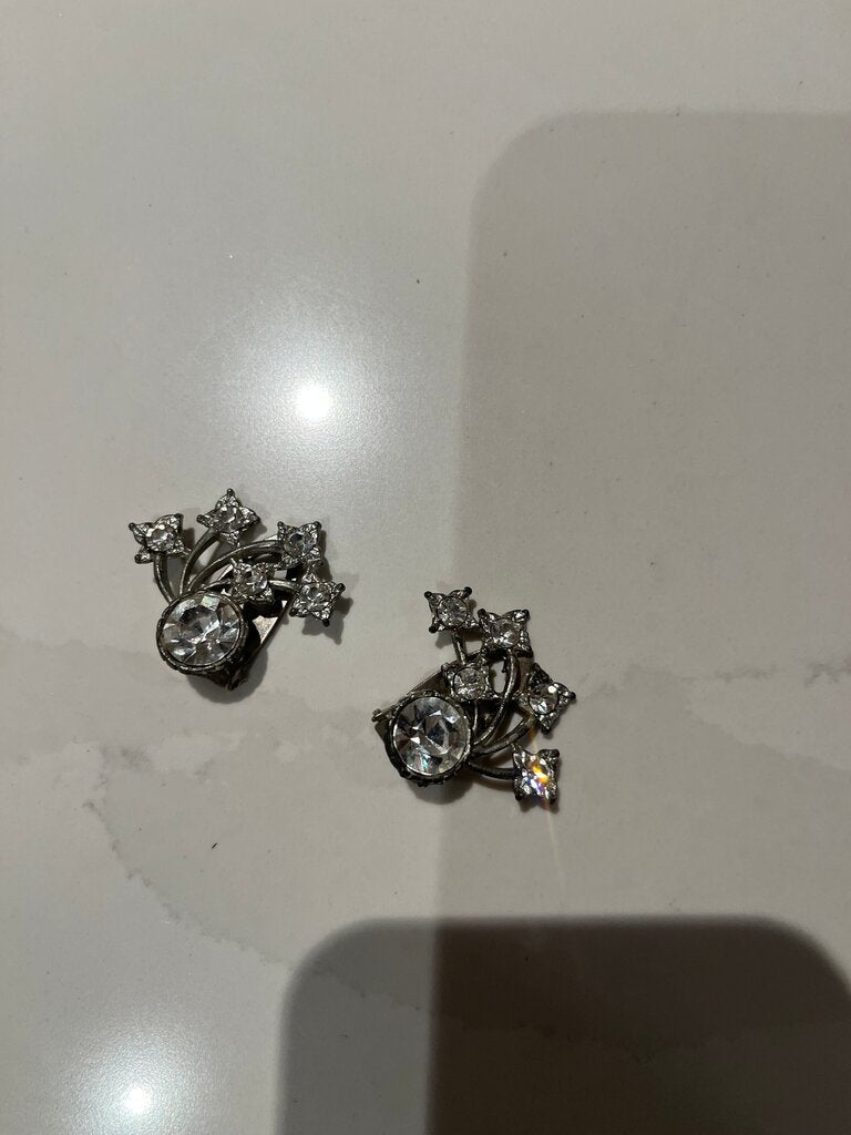 Vintage Rhinestone Brooch Set