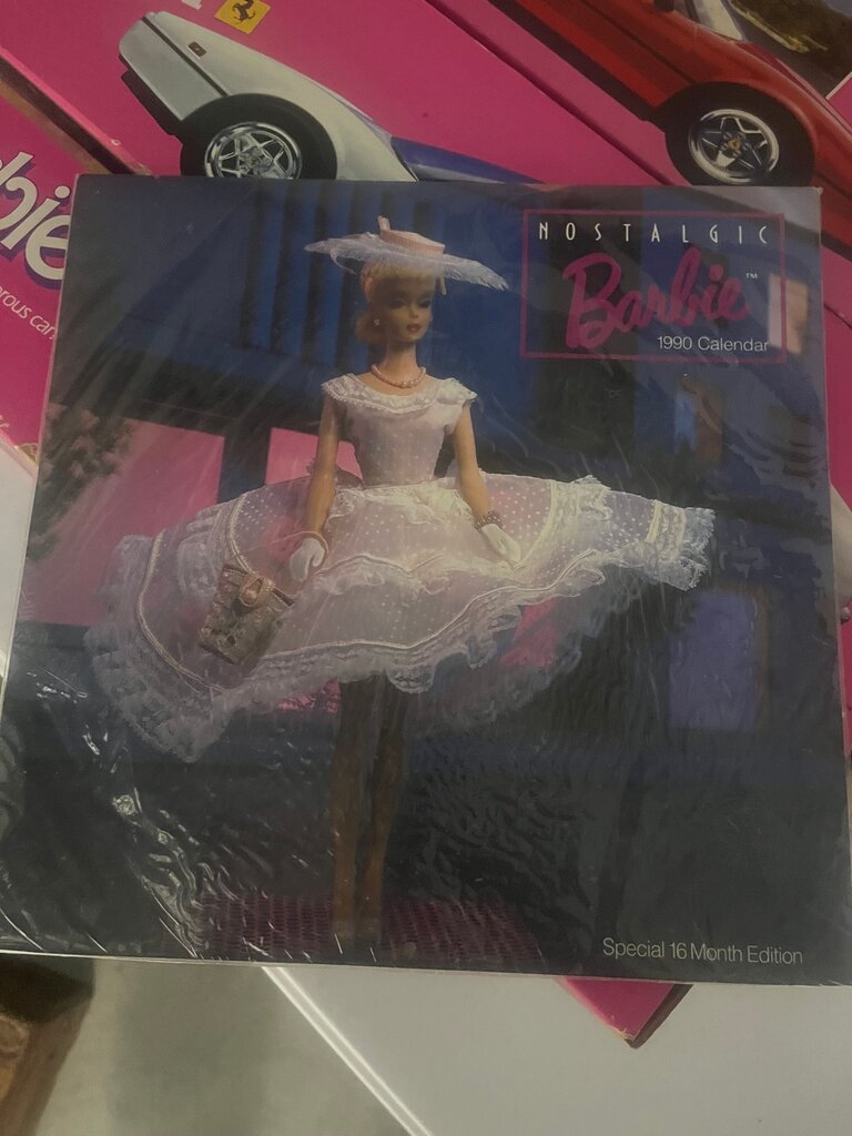 Nostalgic Barbie 1990 Calendar