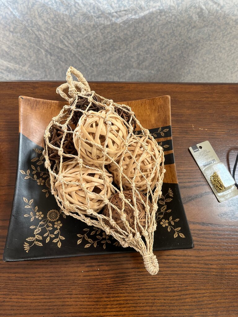 Decorative Natural Fiber Decorative Balls