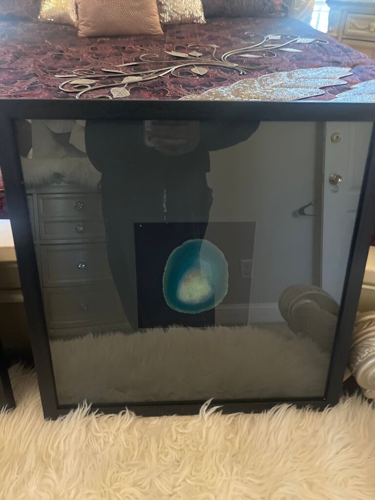 Geode Agate Wall Art Mirror