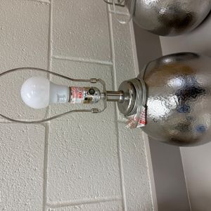Hammered Metal Sphere Table Lamp - IKEA ASELE