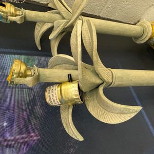 Vintage Palm Leaf Chandelier Arm - Ethan Allen "Palmetta"