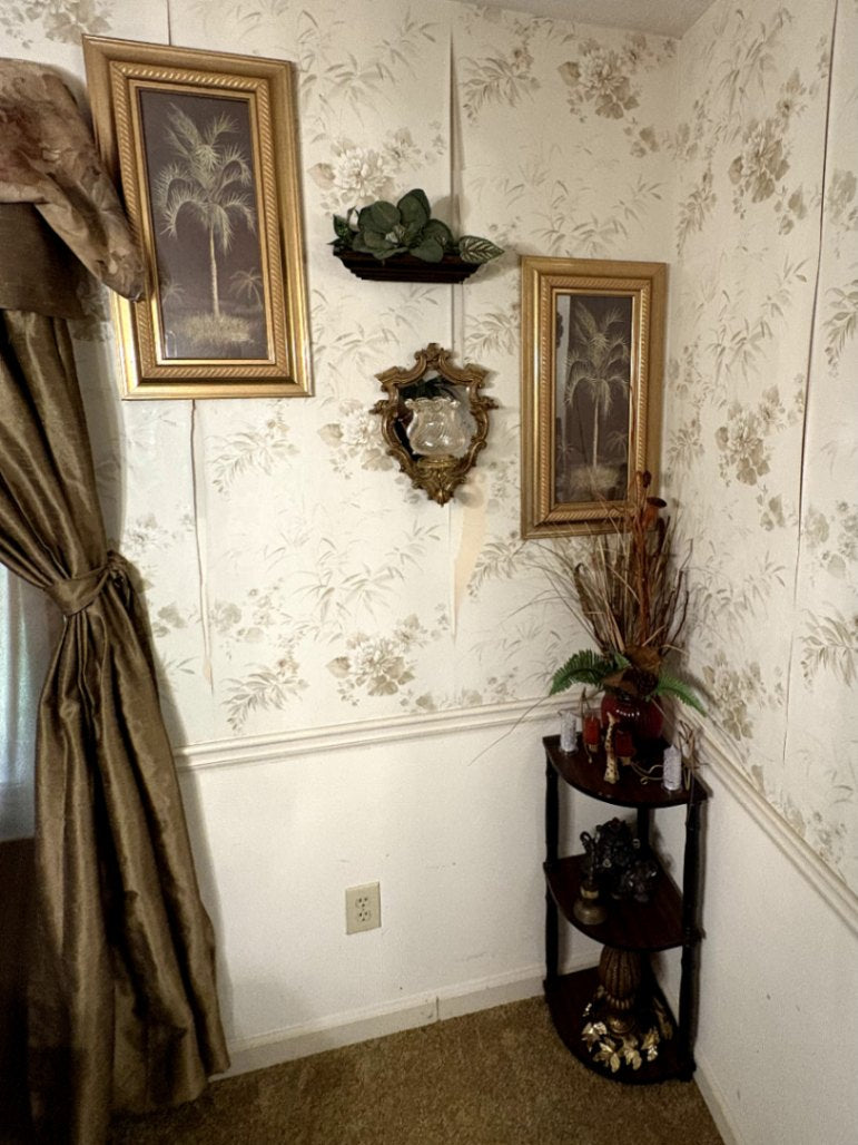 Decorative Wall Art and Shelf Set