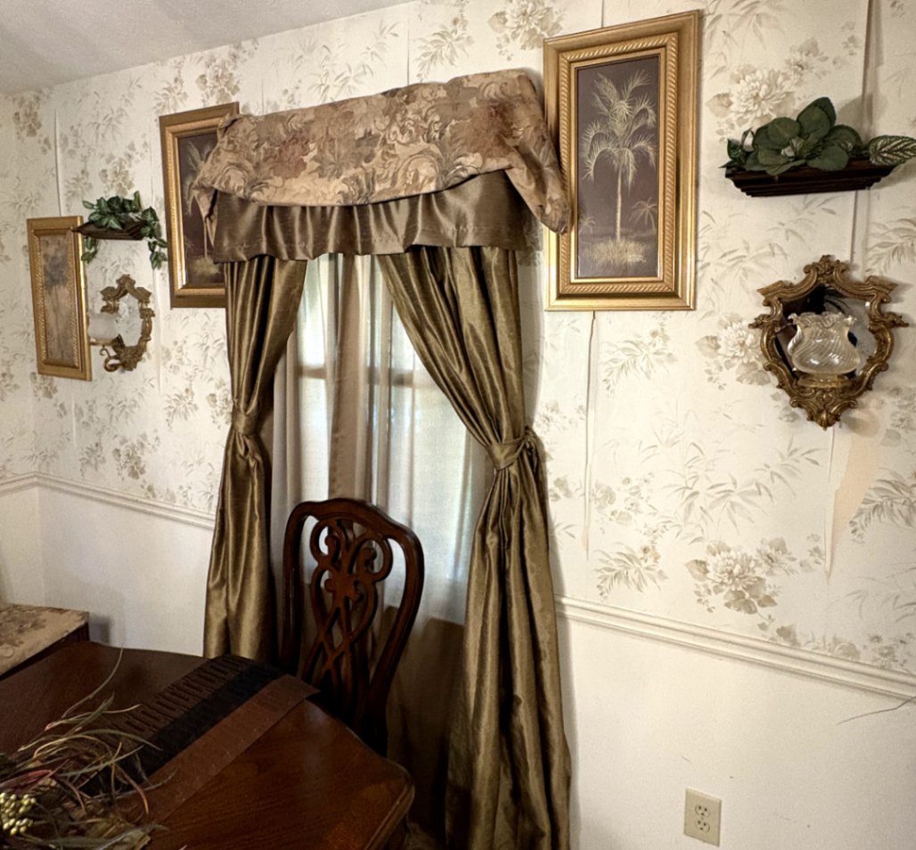 Elegant Drapery Set with Valance