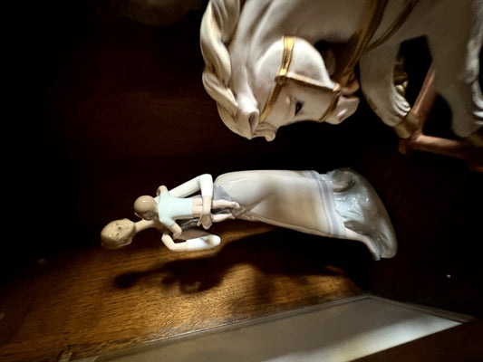Porcelain Figurine of Woman with Child