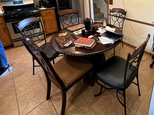 Dining Table with Four Chairs