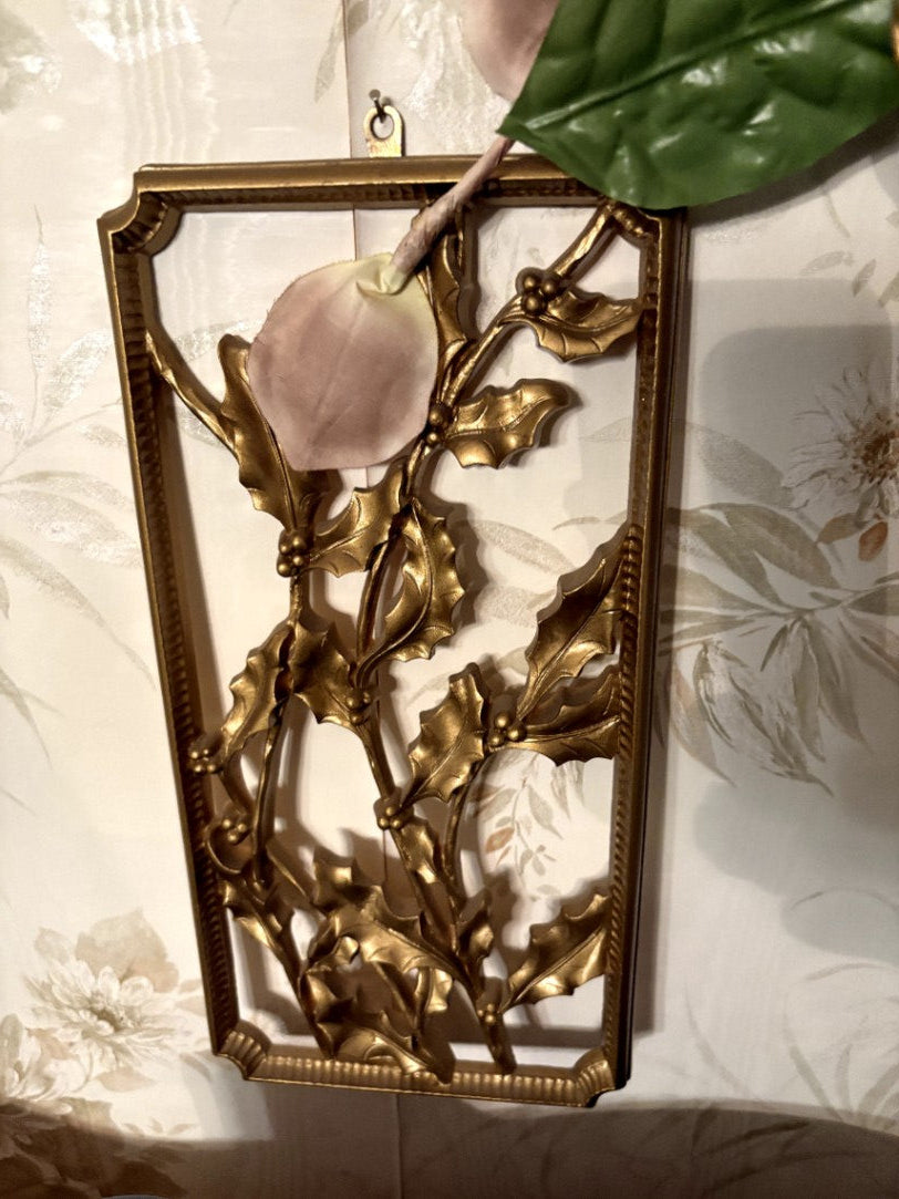 Vintage Floral Wall Hanging