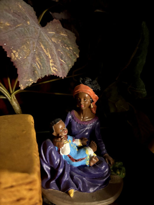 Mother and Child Figurine