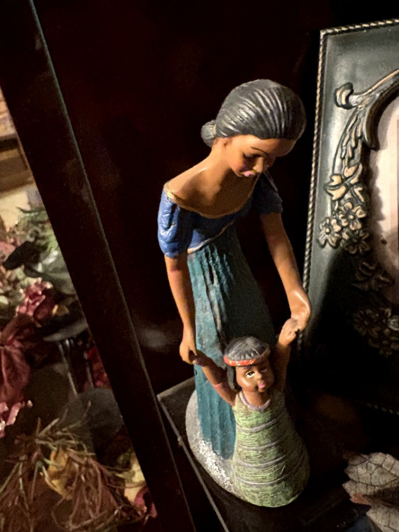 Vintage Mother and Child Figurine