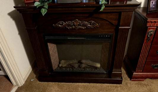 Electric Fireplace Mantel