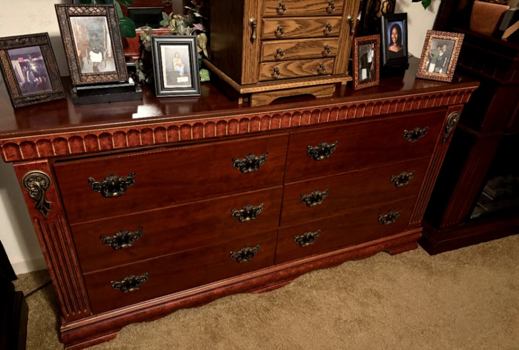 Vintage Wooden Dresser