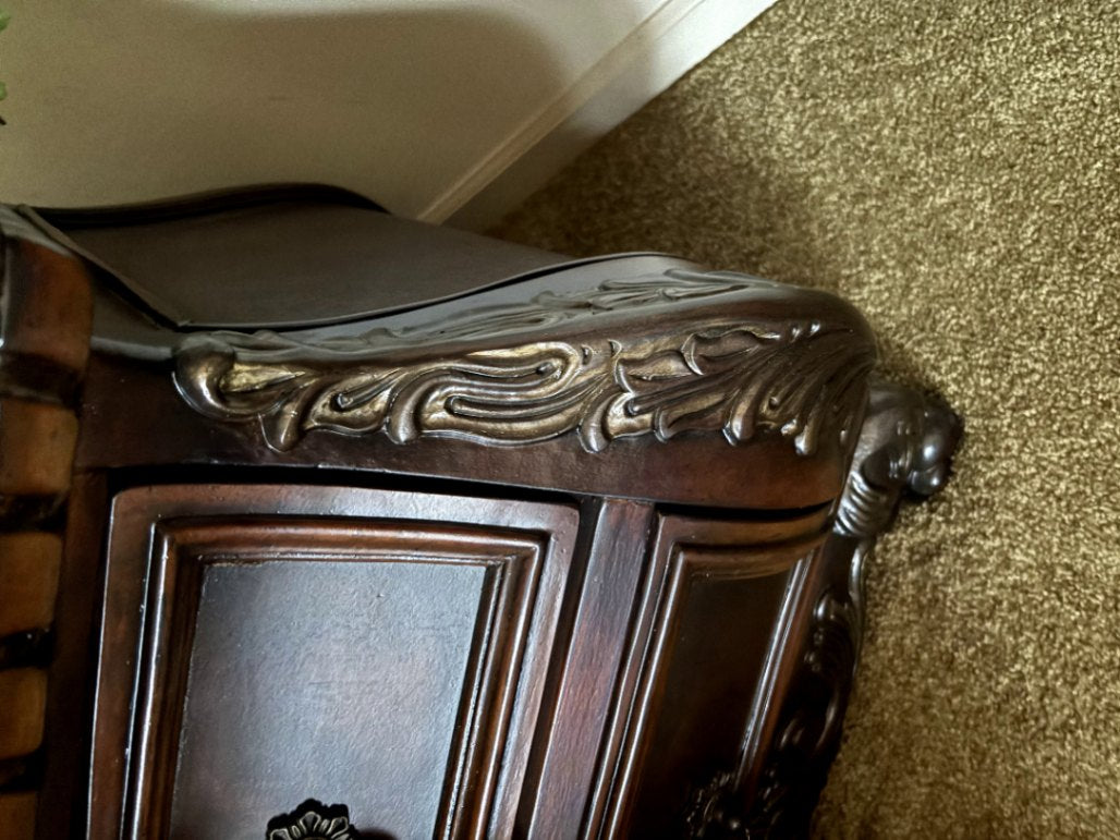 Ornate Wooden Side Table