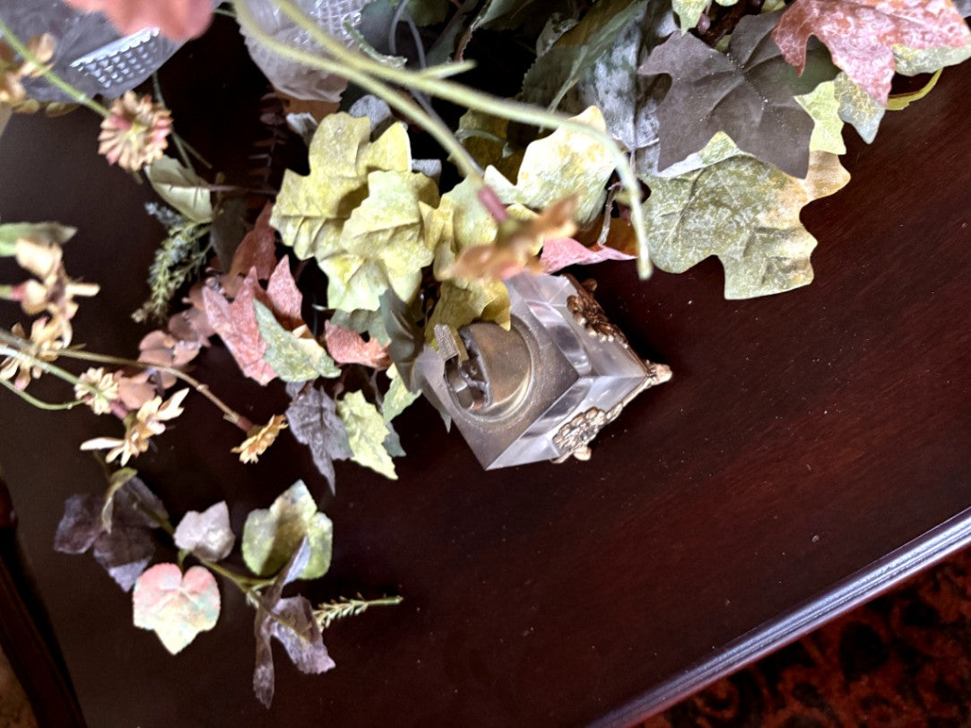 Decorative Floral Arrangement with Base