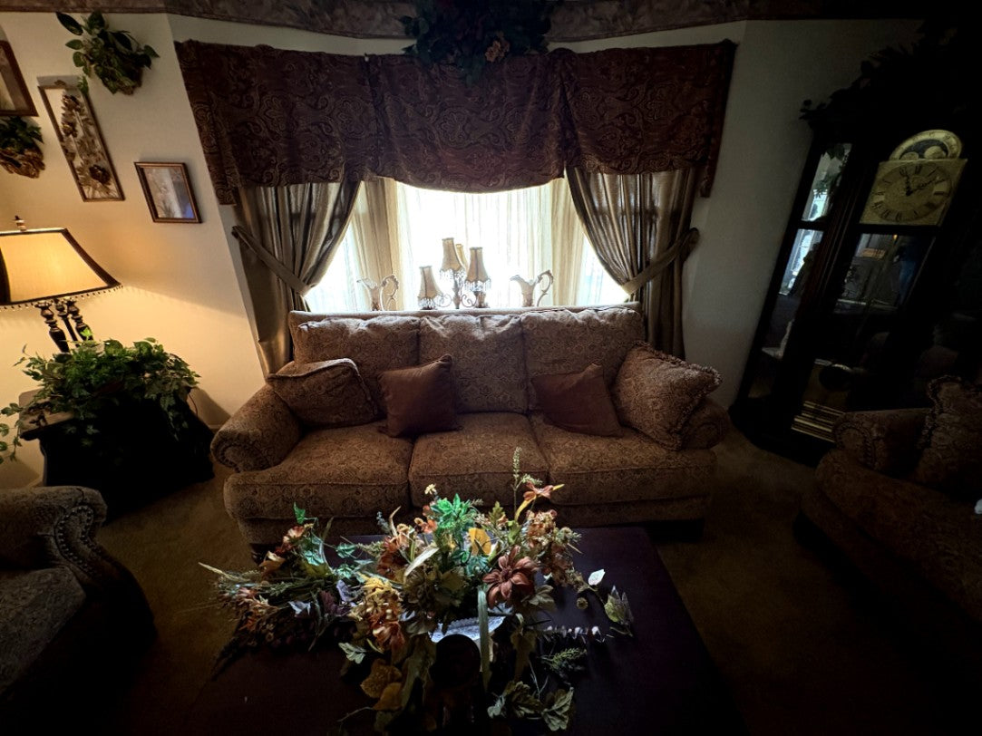Elegant Upholstered Sofa