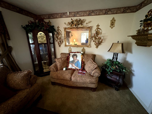 Vintage Floral Couch
