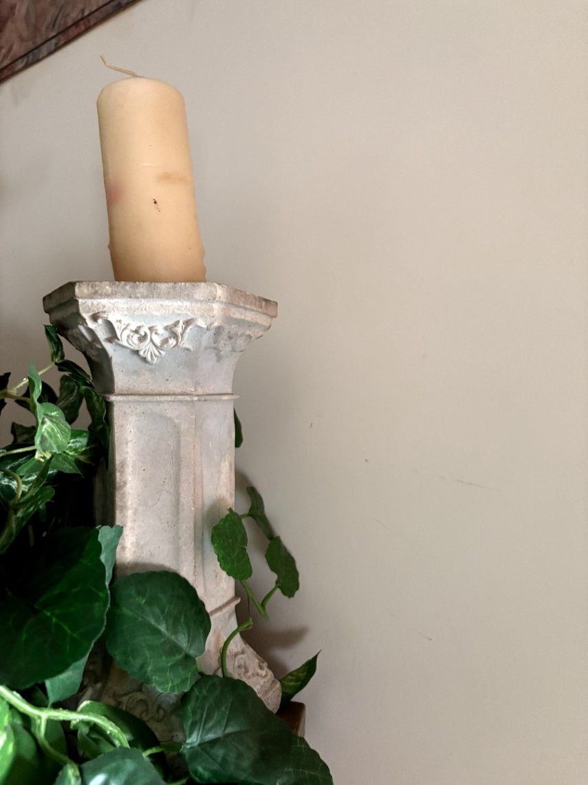 Decorative Candle Holder with Candle