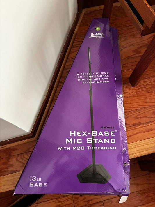 On-Stage Hex-Base Mic Stand
