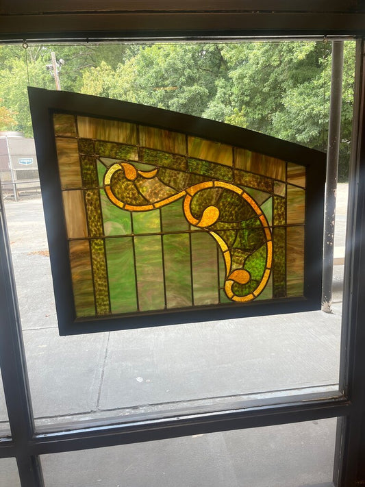 Decorative Stained Glass Window Panel