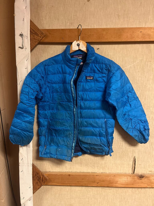 Patagonia Blue Puffer Jacket