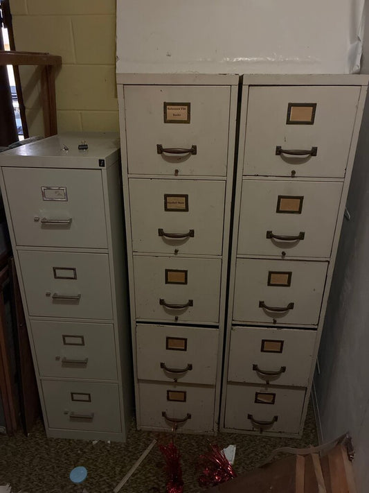 Vintage Metal File Cabinets