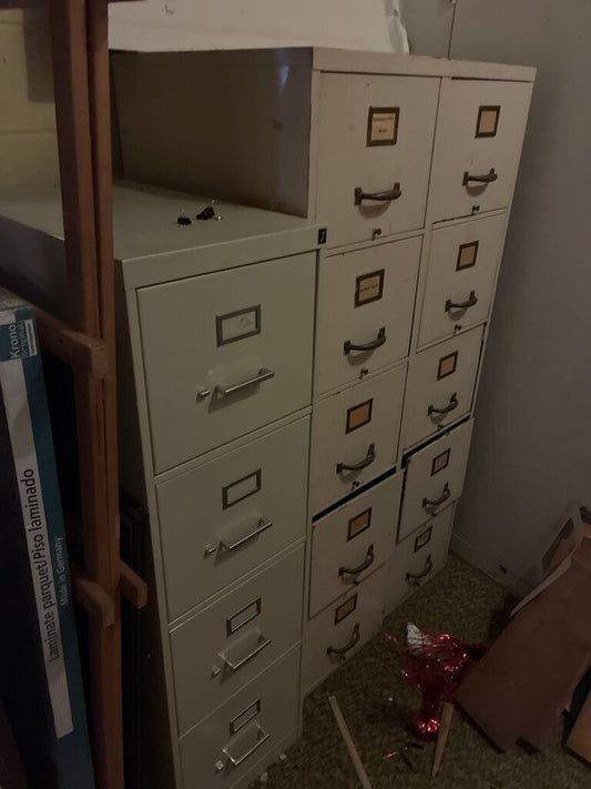 Vintage Metal File Cabinets