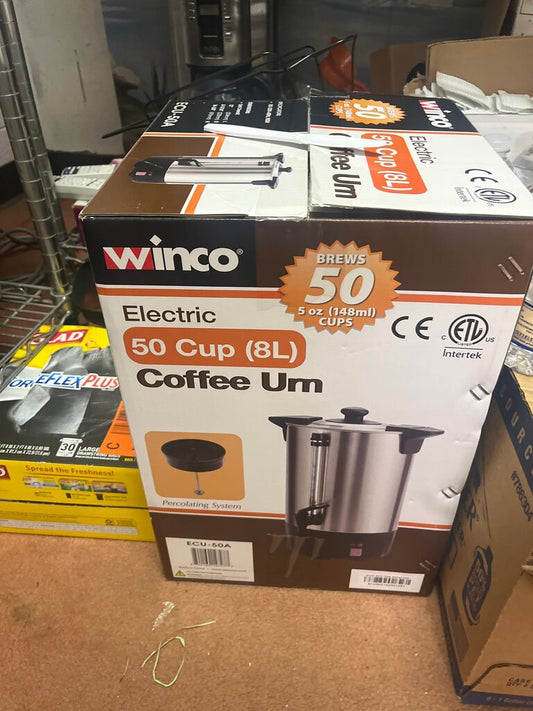 Winco Electric 50 Cup Coffee Urn