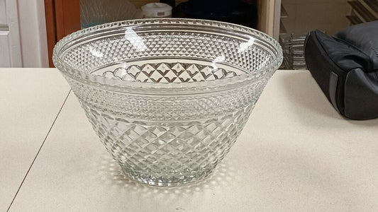 Cut Glass Crystal Bowl
