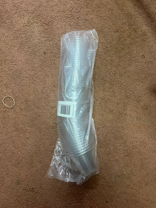 Clear Plastic Cups - Pack of 50