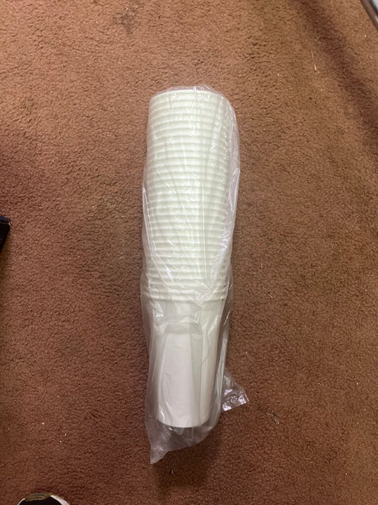 White Plastic Disposable Cups
