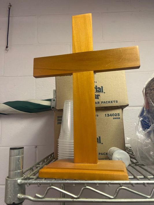 Wooden Cross Decoration