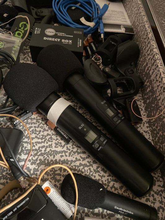 Wireless Microphone Set with Receiver