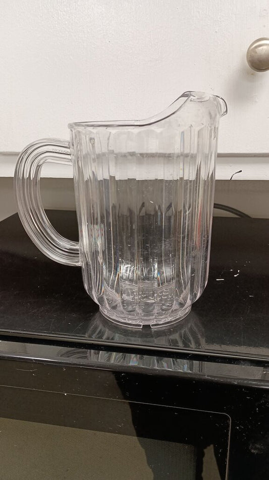 Clear Plastic Pitcher