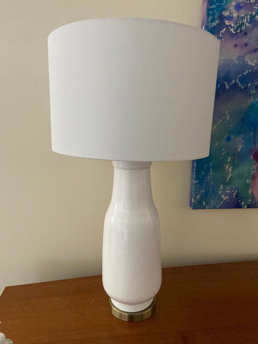 Elegant White Table Lamp