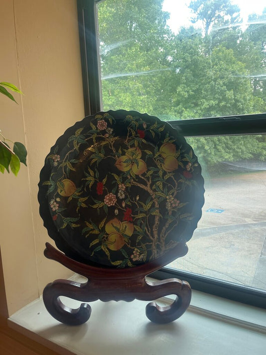 Decorative Floral Plate