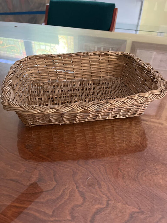 Woven Rectangular Storage Basket