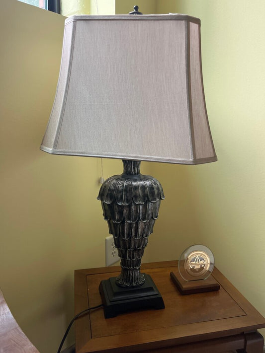 Elegant Table Lamp with Beige Shade