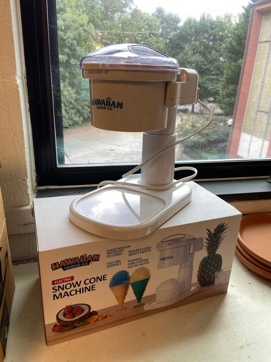 Hawaiian Shaved Ice Electric Snow Cone Machine