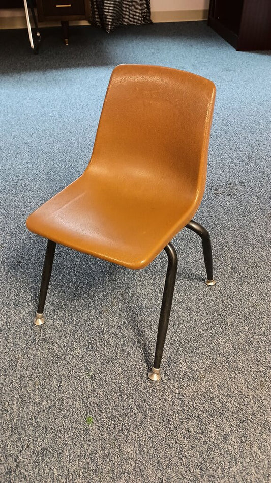 Vintage Brown School Chair