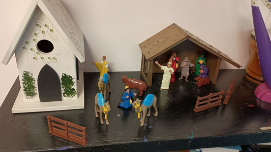 Nativity Scene Playset with Figurines
